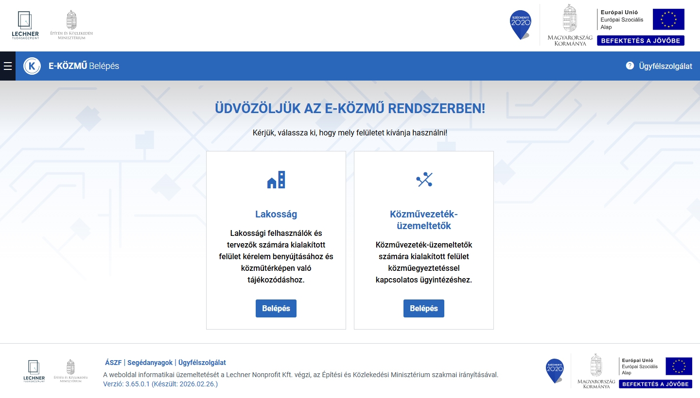 E-közmű belépés – útmutató az e-közmű rendszer használatához