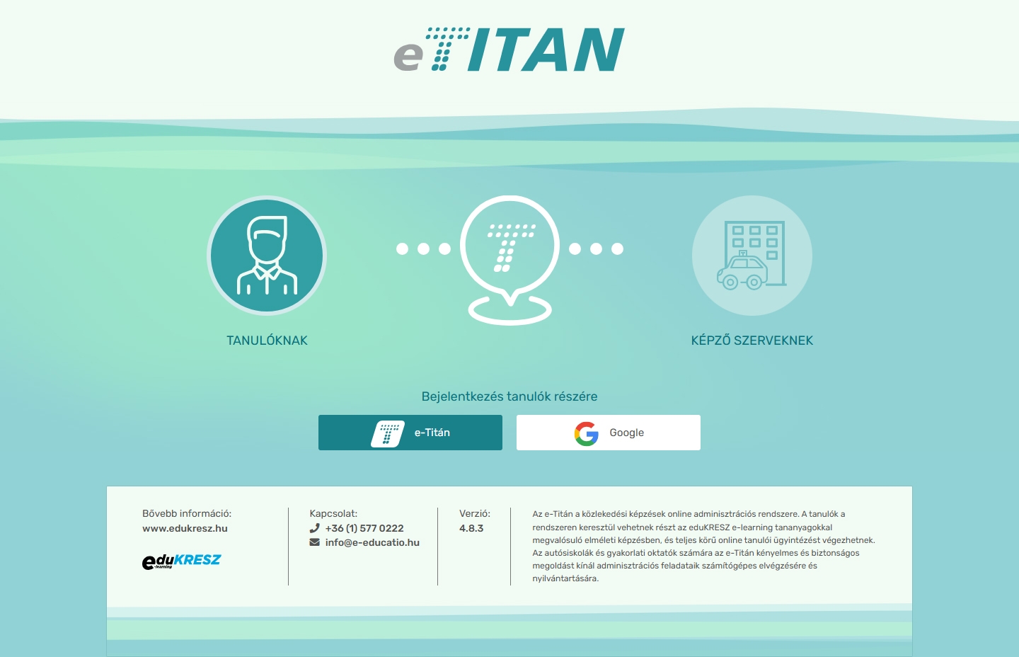 e-titán belépés – útmutató az e-Titán rendszer használatához