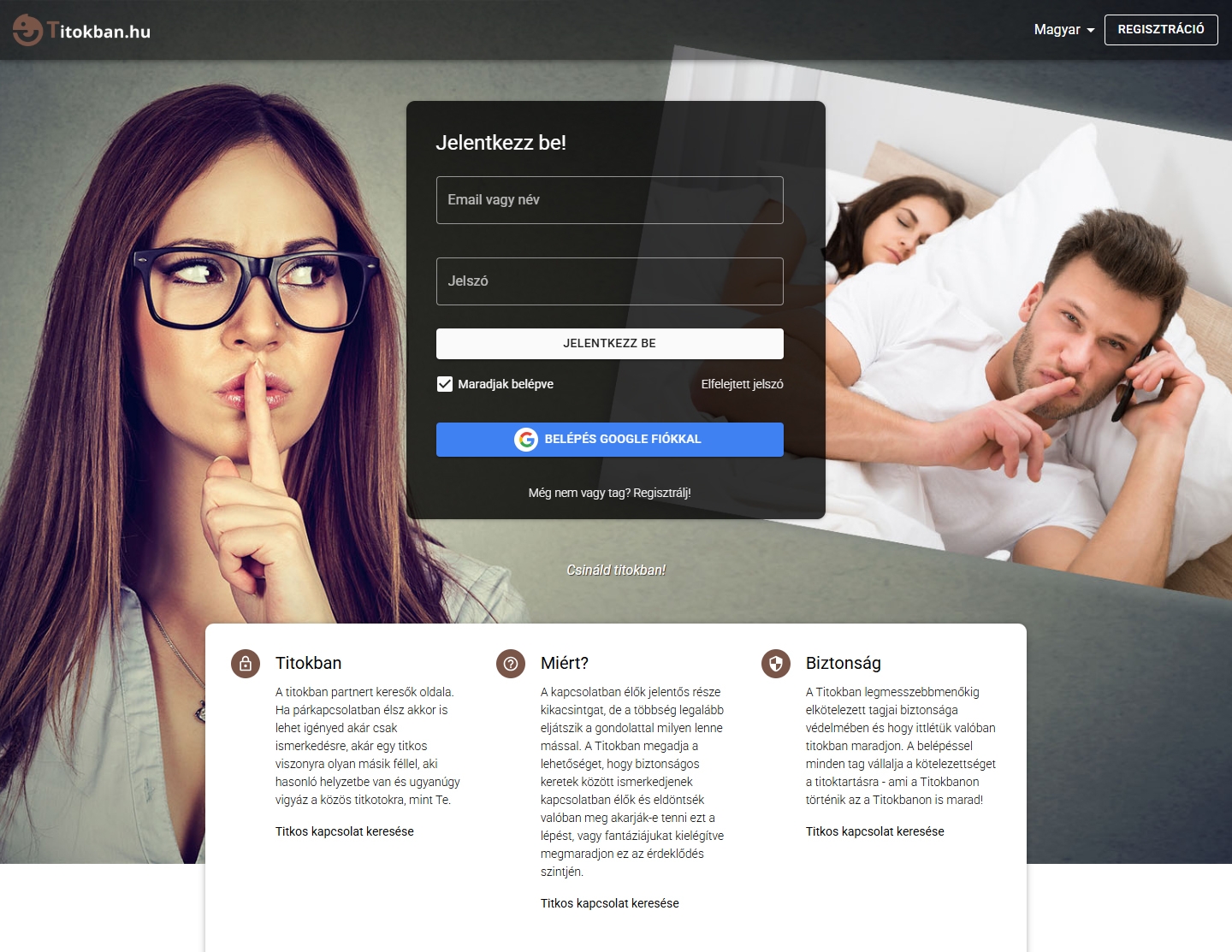 Titokban.hu belépés – útmutató a fiók eléréséhez